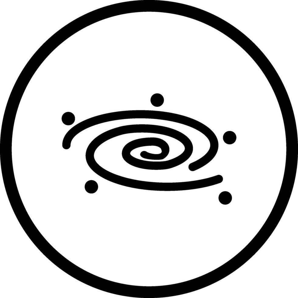 Black Hole Vector Icon