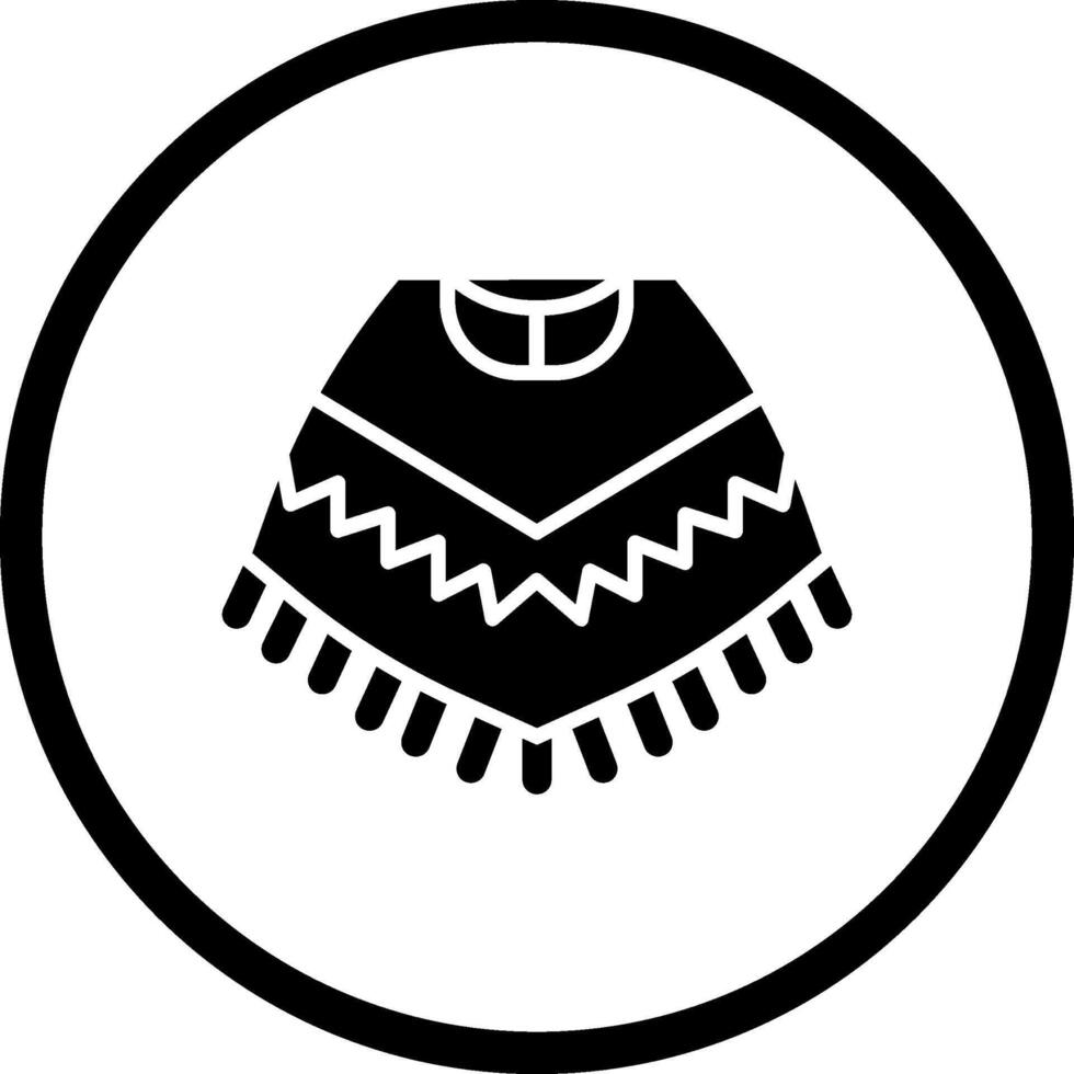 Poncho Vector Icon