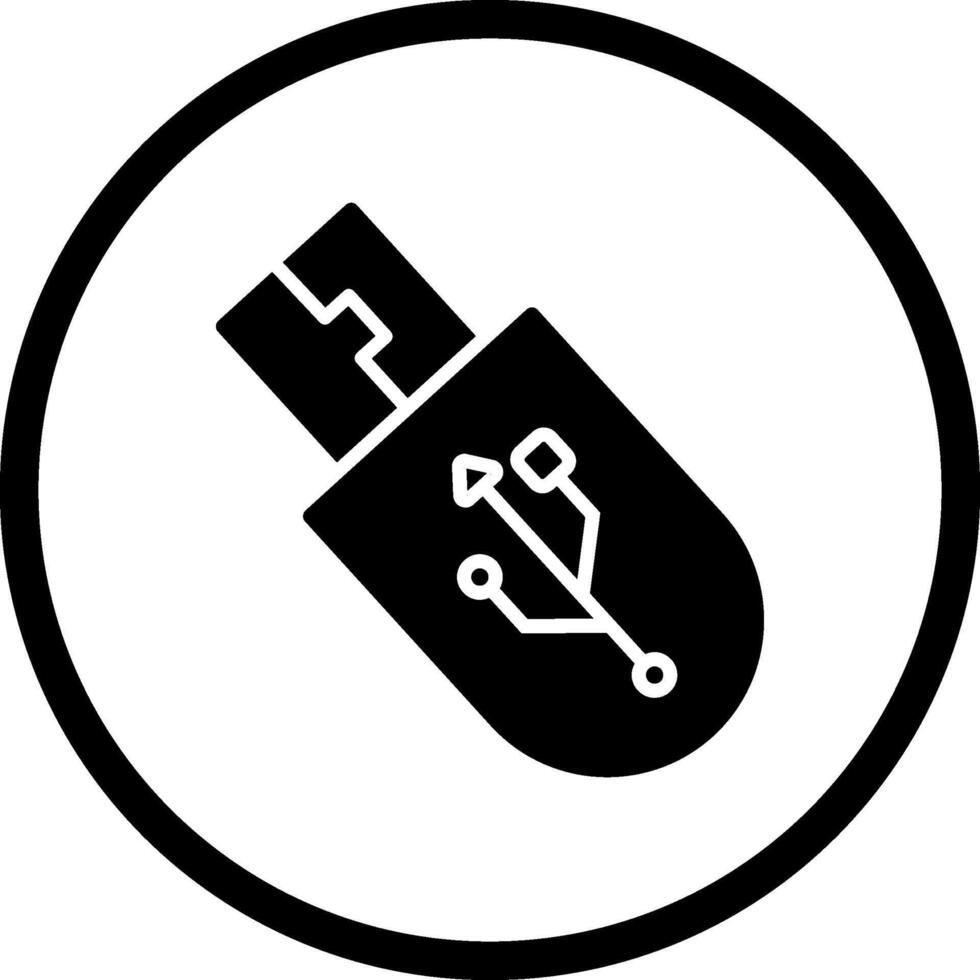 icono de vector de usb