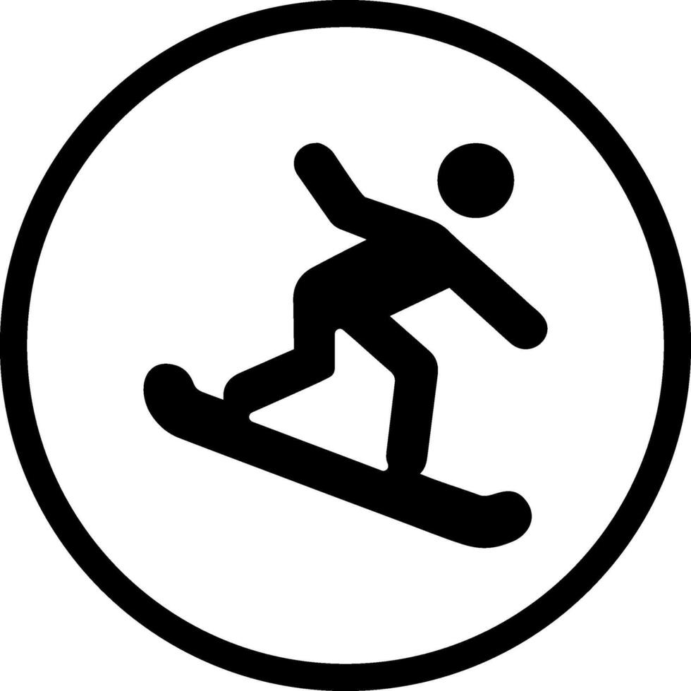 Snowboard Vector Icon