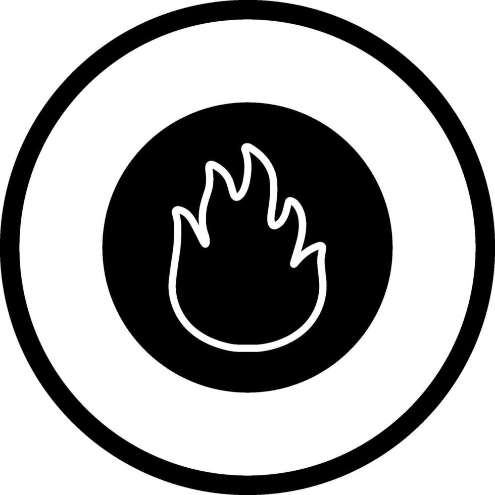 icono de vector de fuego