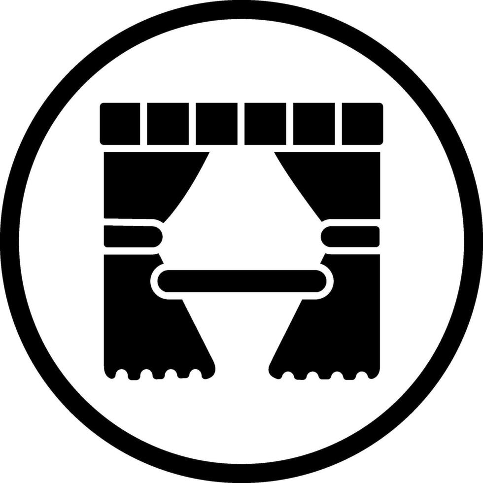 Curtain Vector Icon