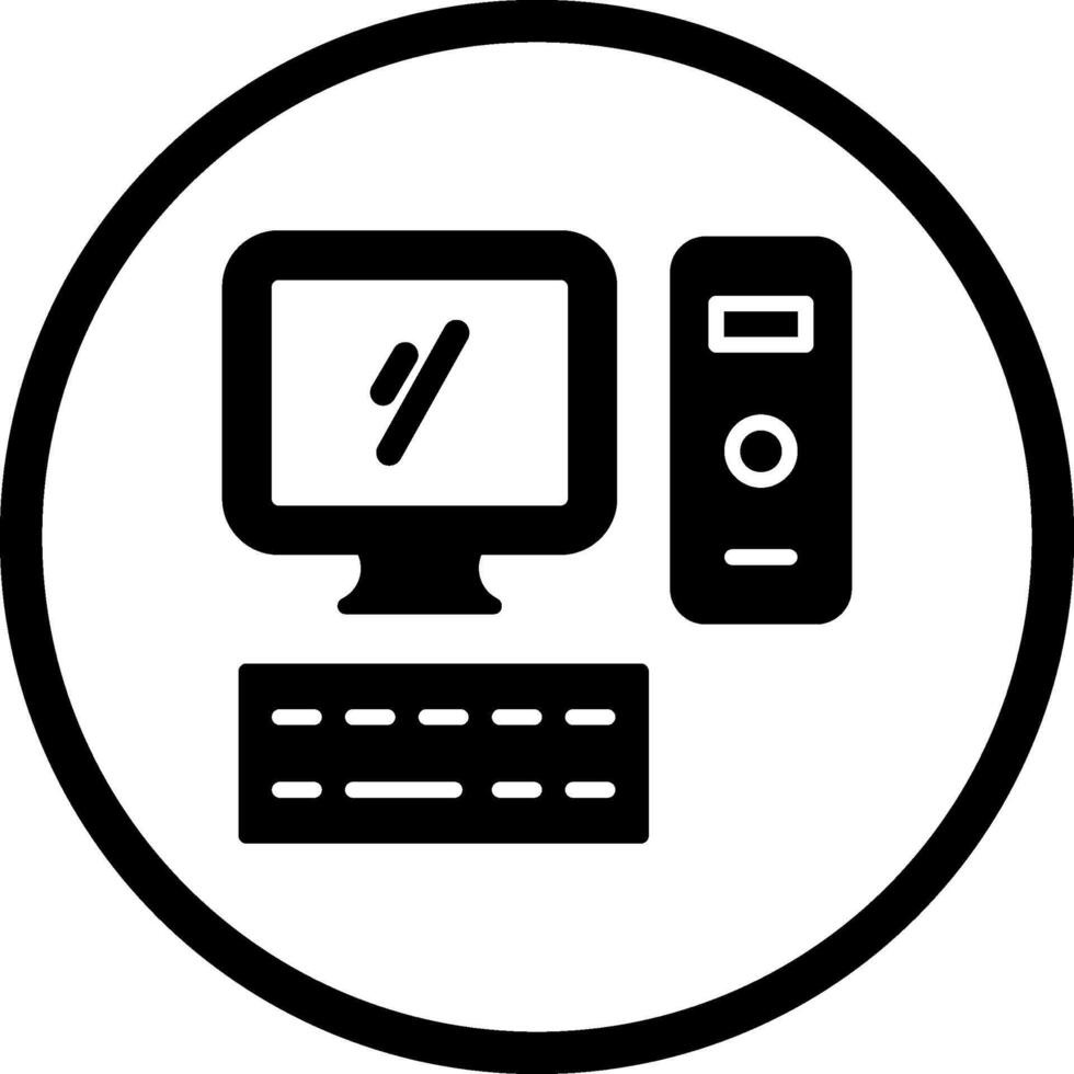 Computer Vector Icon