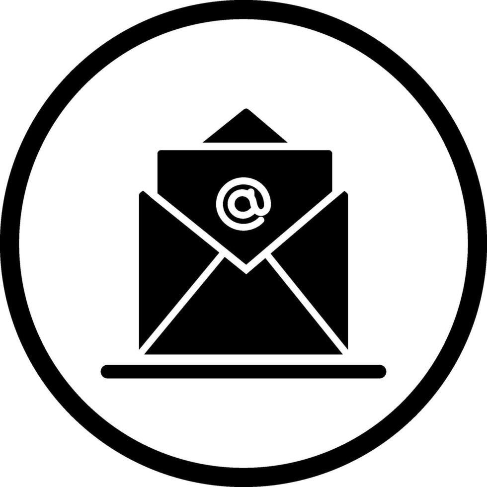 icono de vector de correo