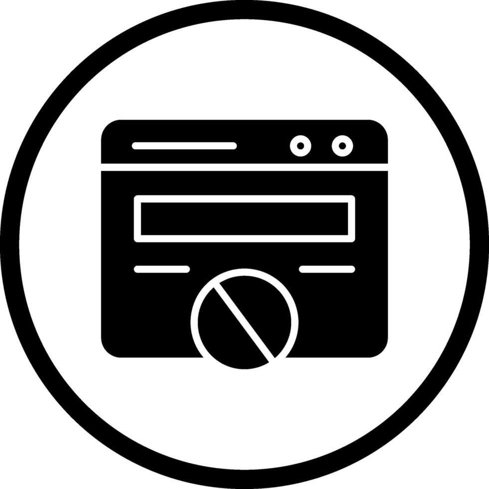 Block Website Vector Icon