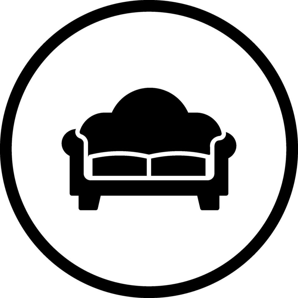 Double Sofa Vector Icon