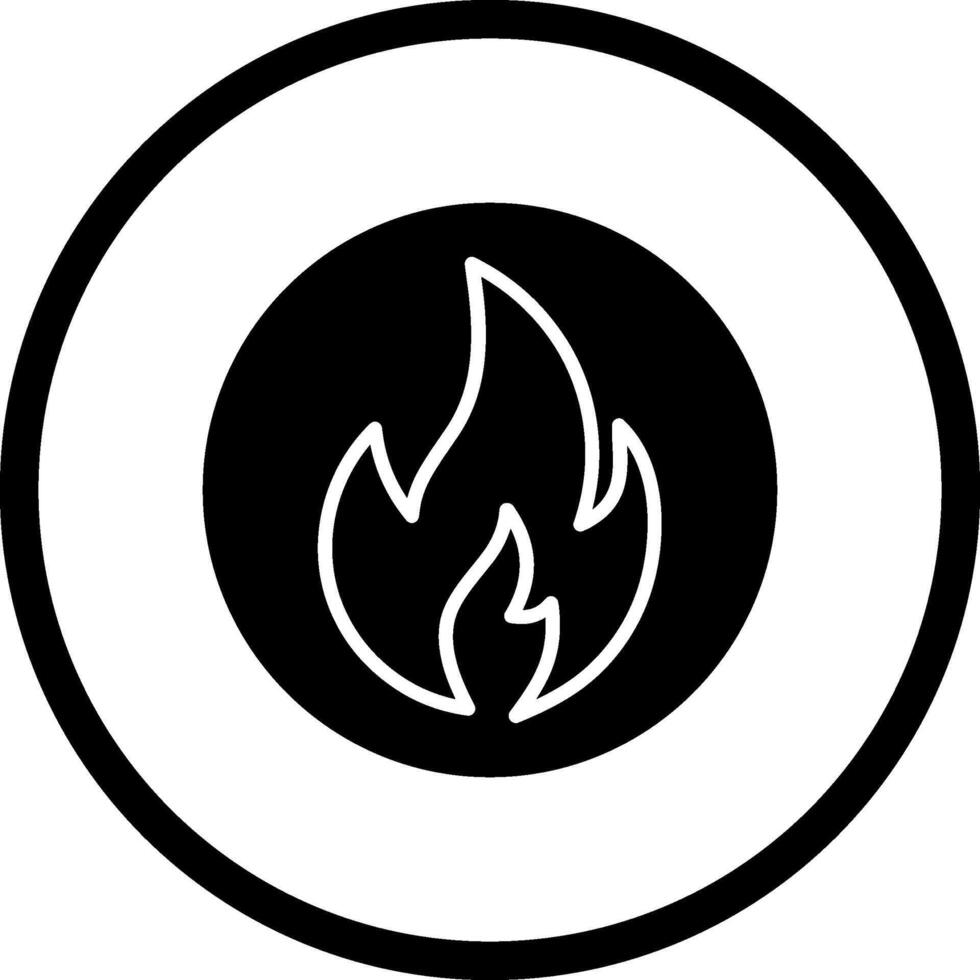 icono de vector de fuego