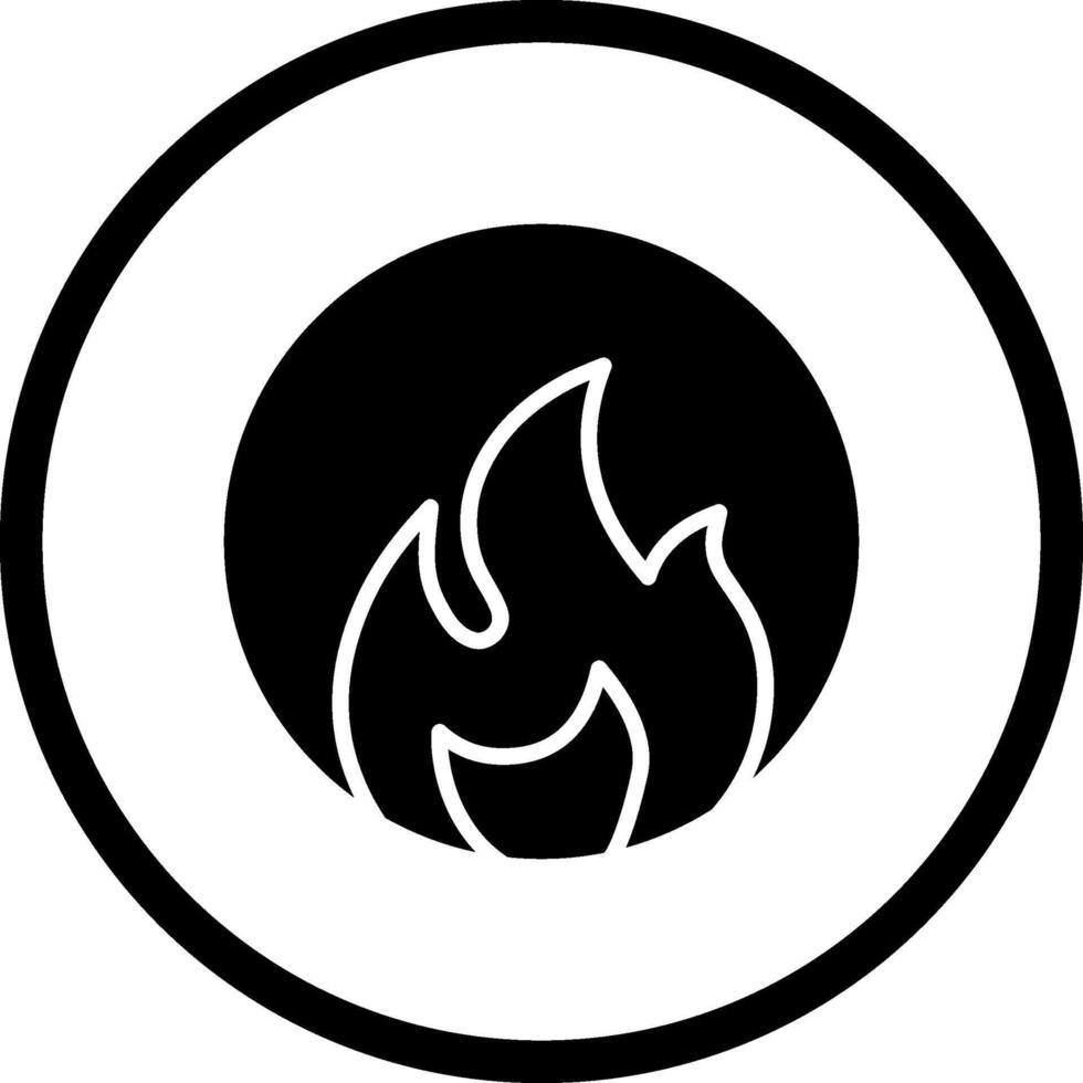 icono de vector de fuego