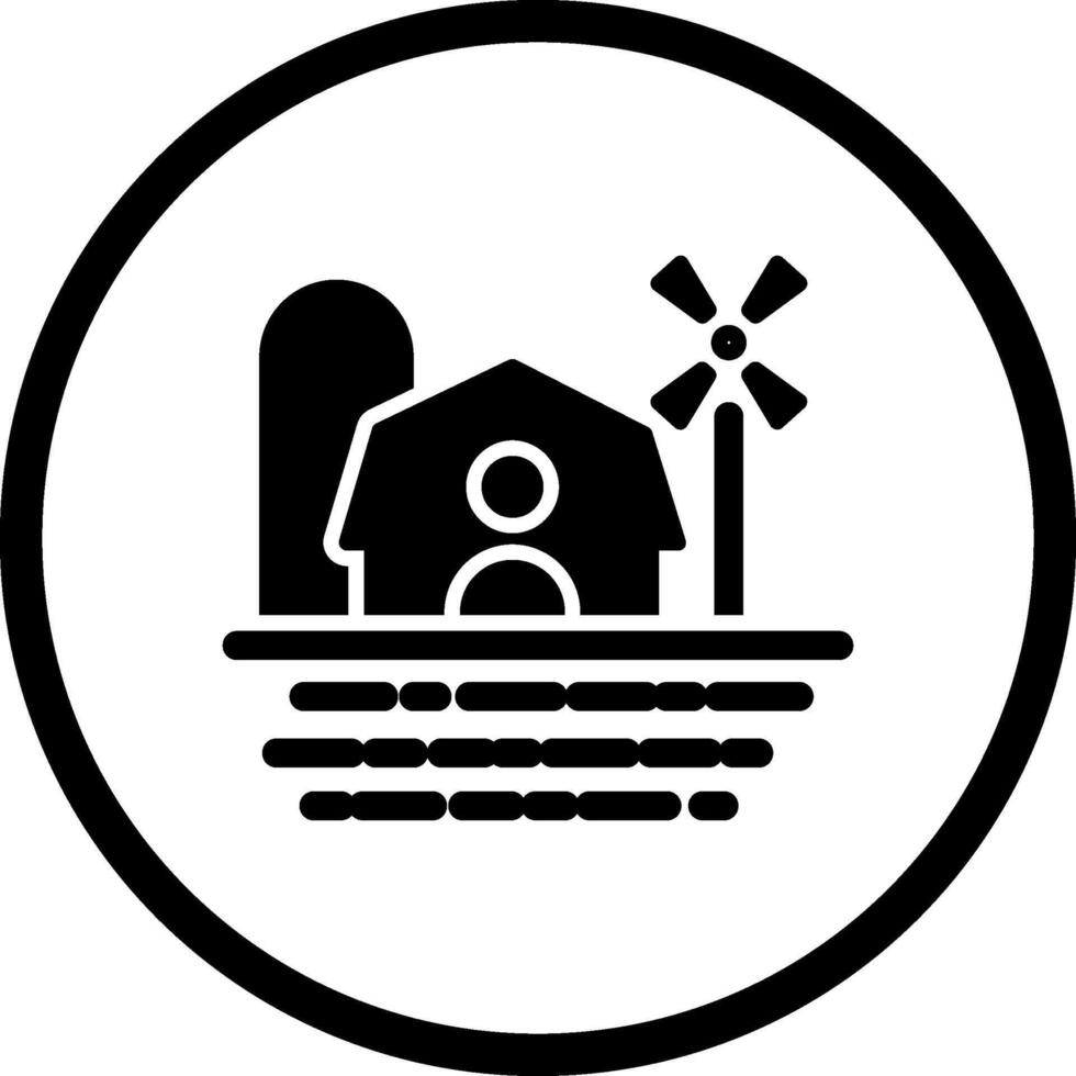 Farm House Vector Icon