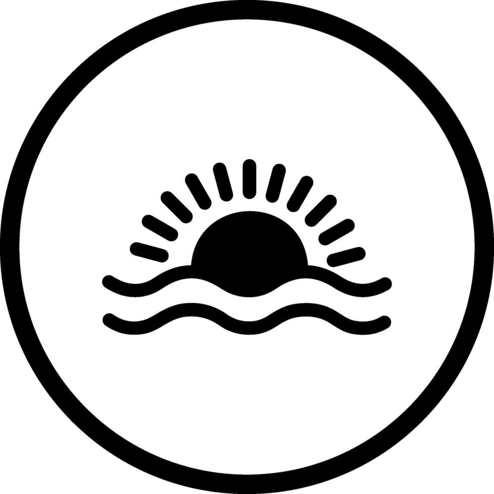 Sunrise Vector Icon