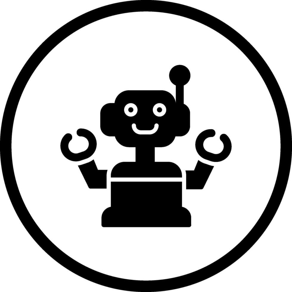 Industrial Robot III Vector Icon