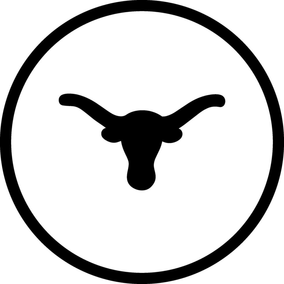 Bull Horns Vector Icon