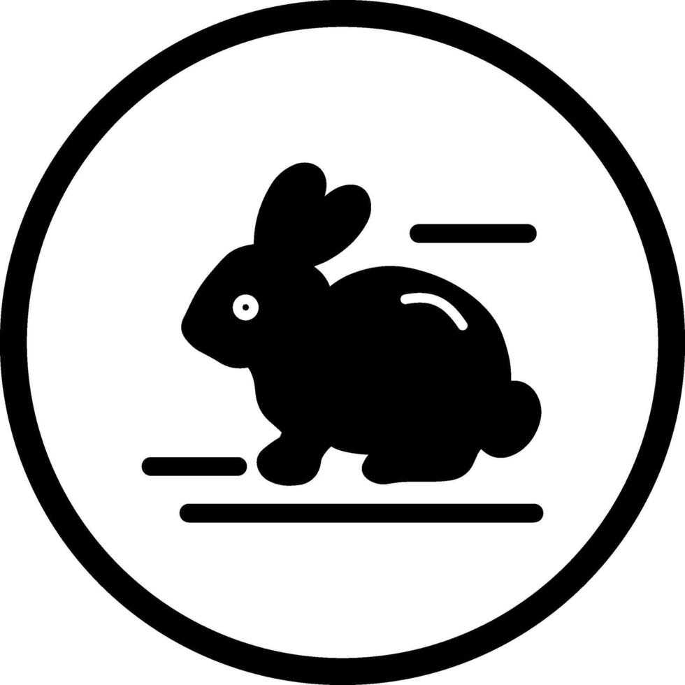 icono de vector de conejito