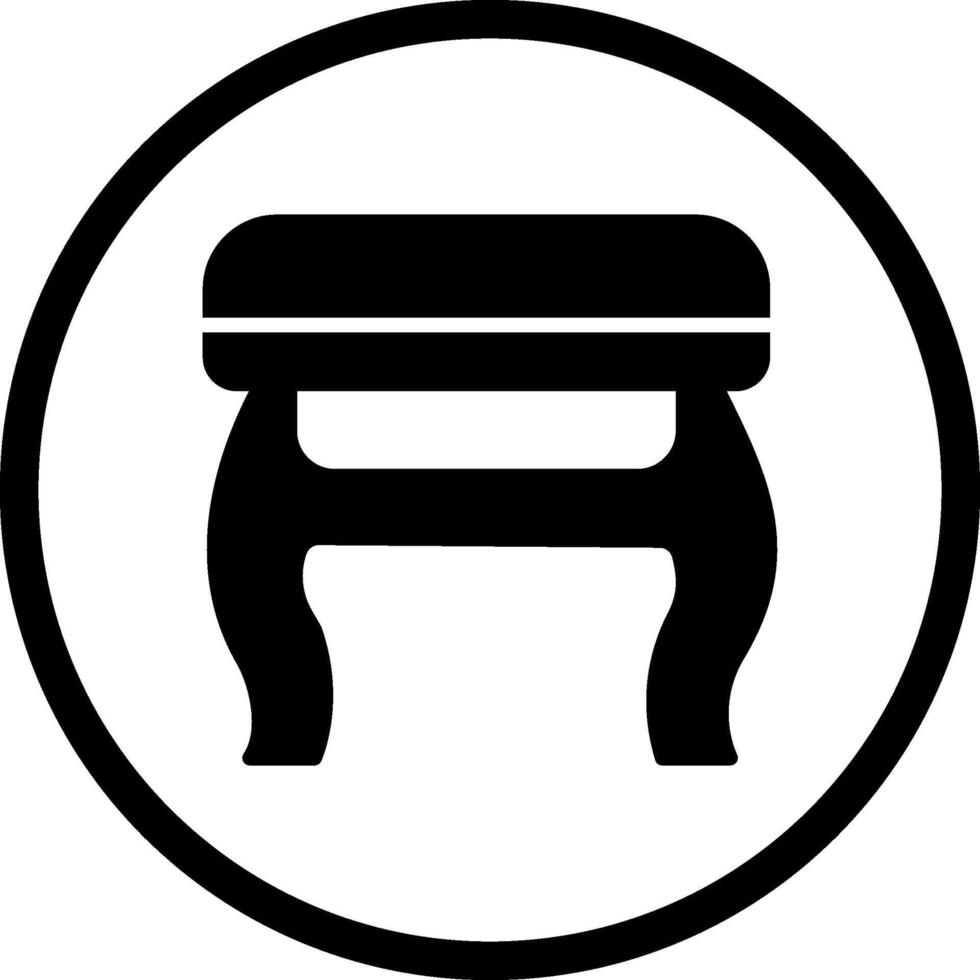 Stool Vector Icon