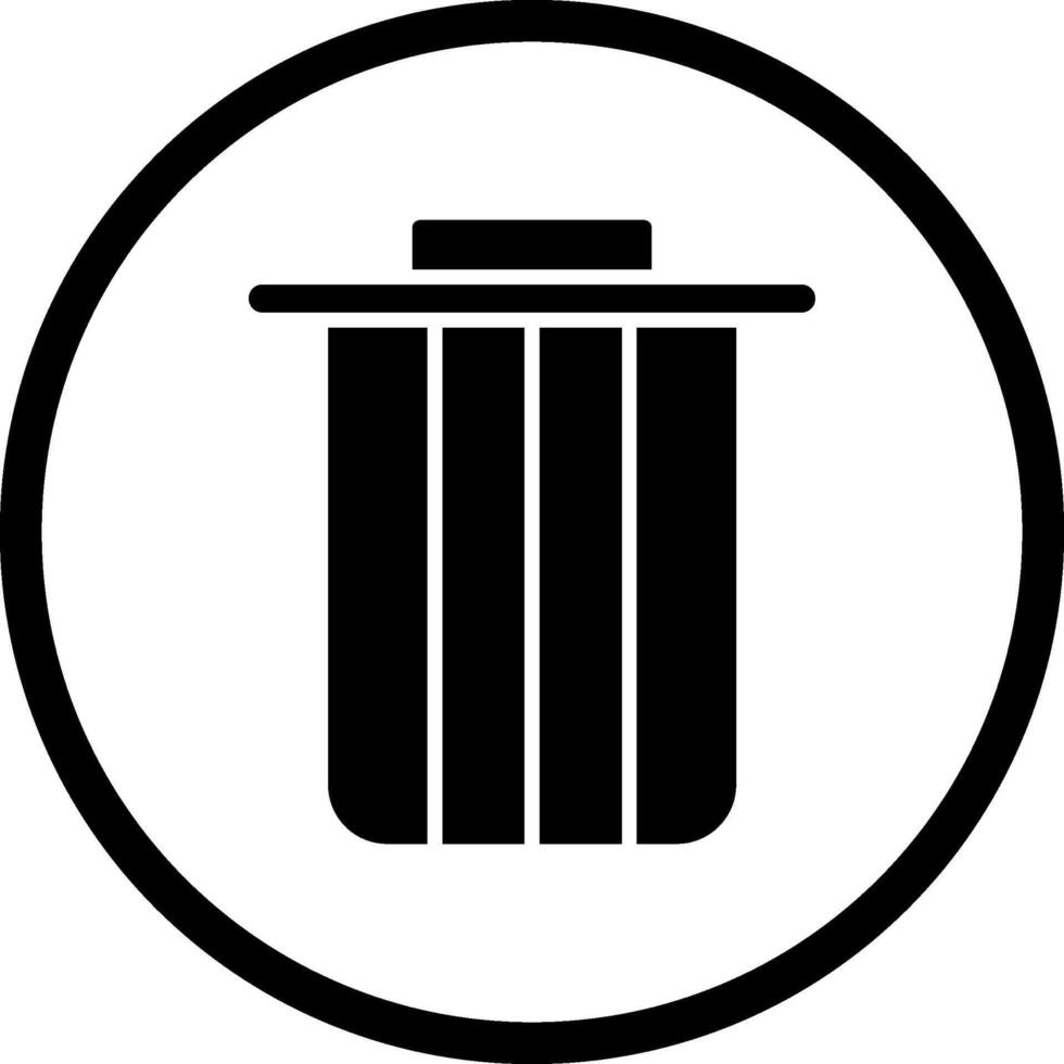 Dustbin Vector Icon
