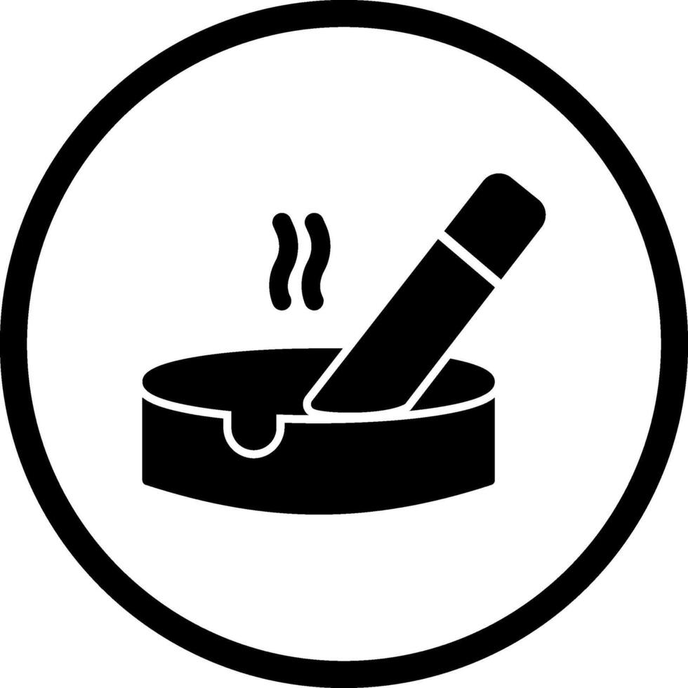 Ashtray Vector Icon