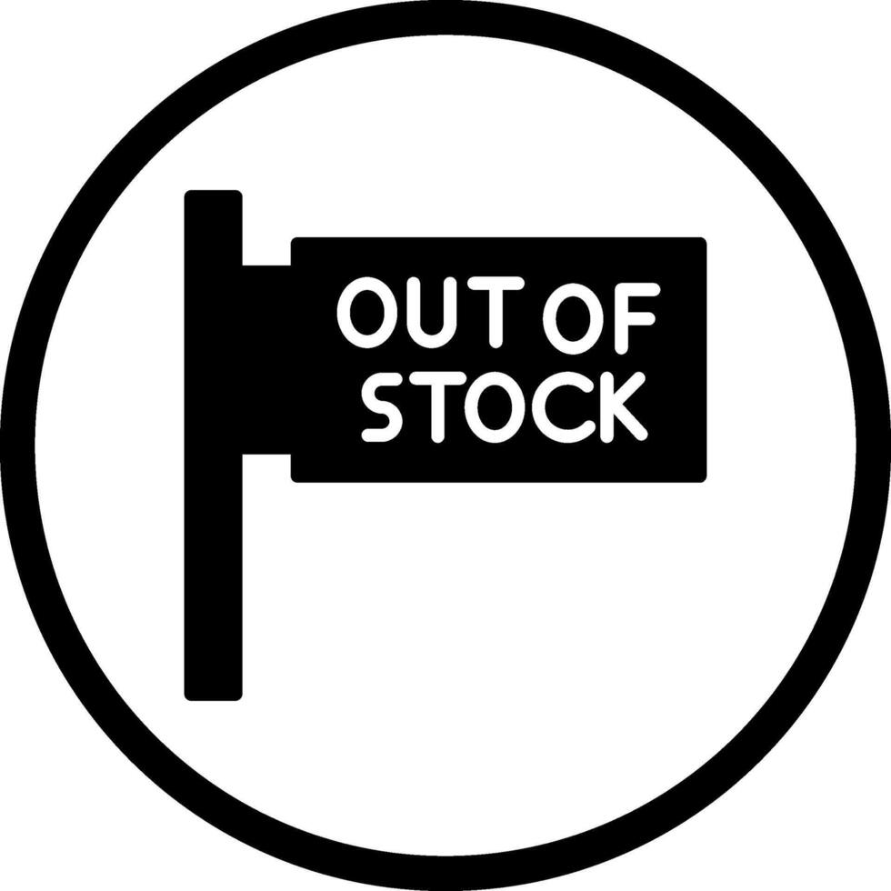 Out of Stock Vector Icon