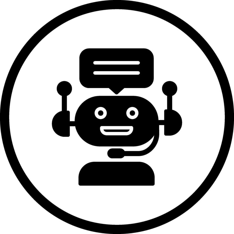 Chat Bot Vector Icon