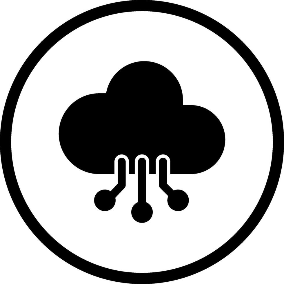 Cloud Computing Vector Icon