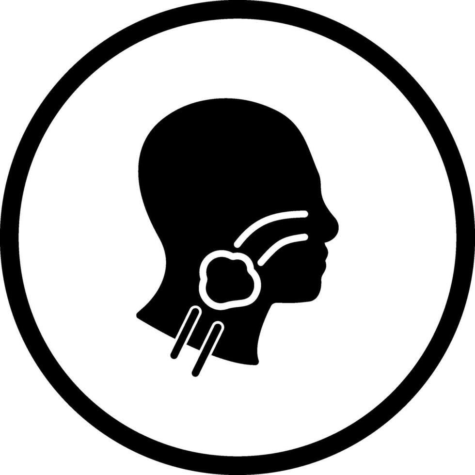 Throat Cancer Vector Icon