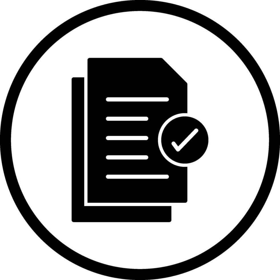 Report List Vector Icon