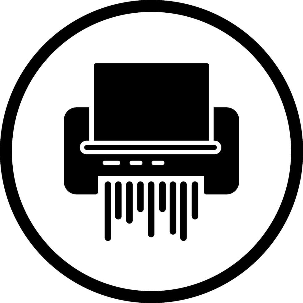 Paper Shredder Vector Icon