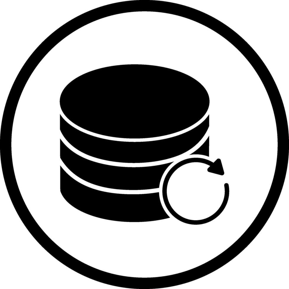 icono de vector de archivo de copia de seguridad