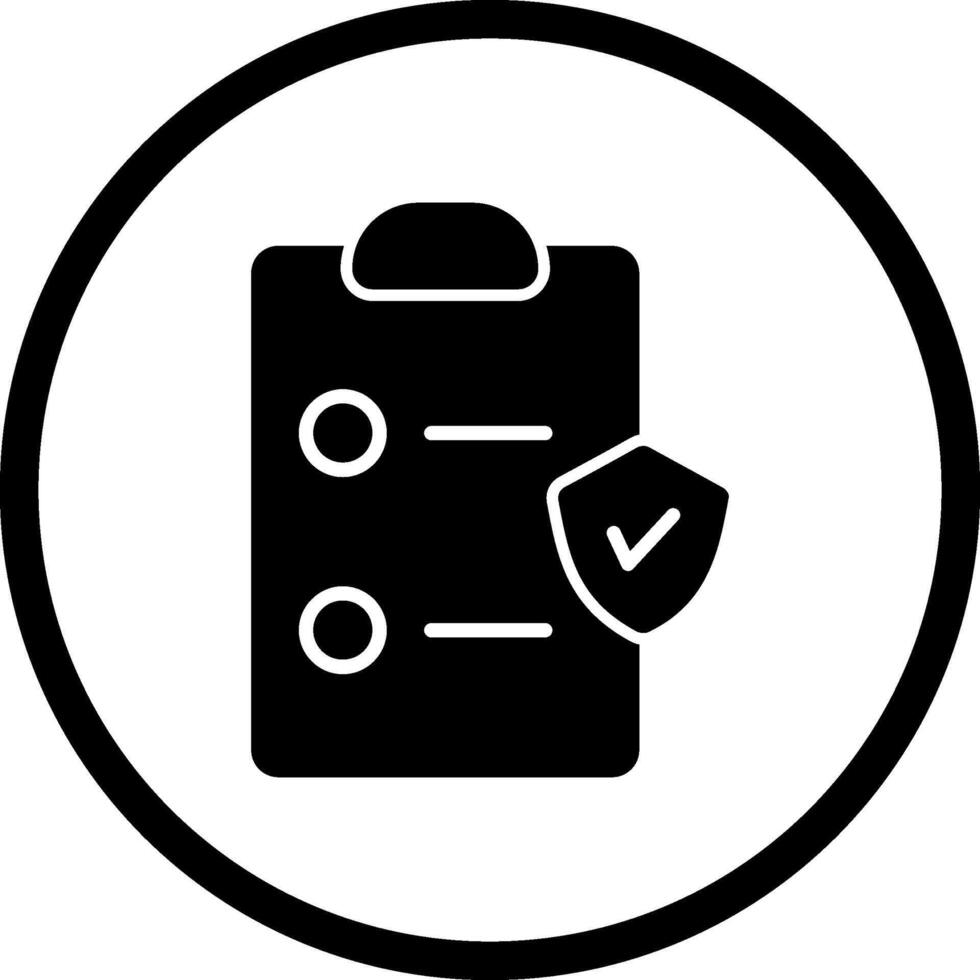 Insurance Policy Vector Icon