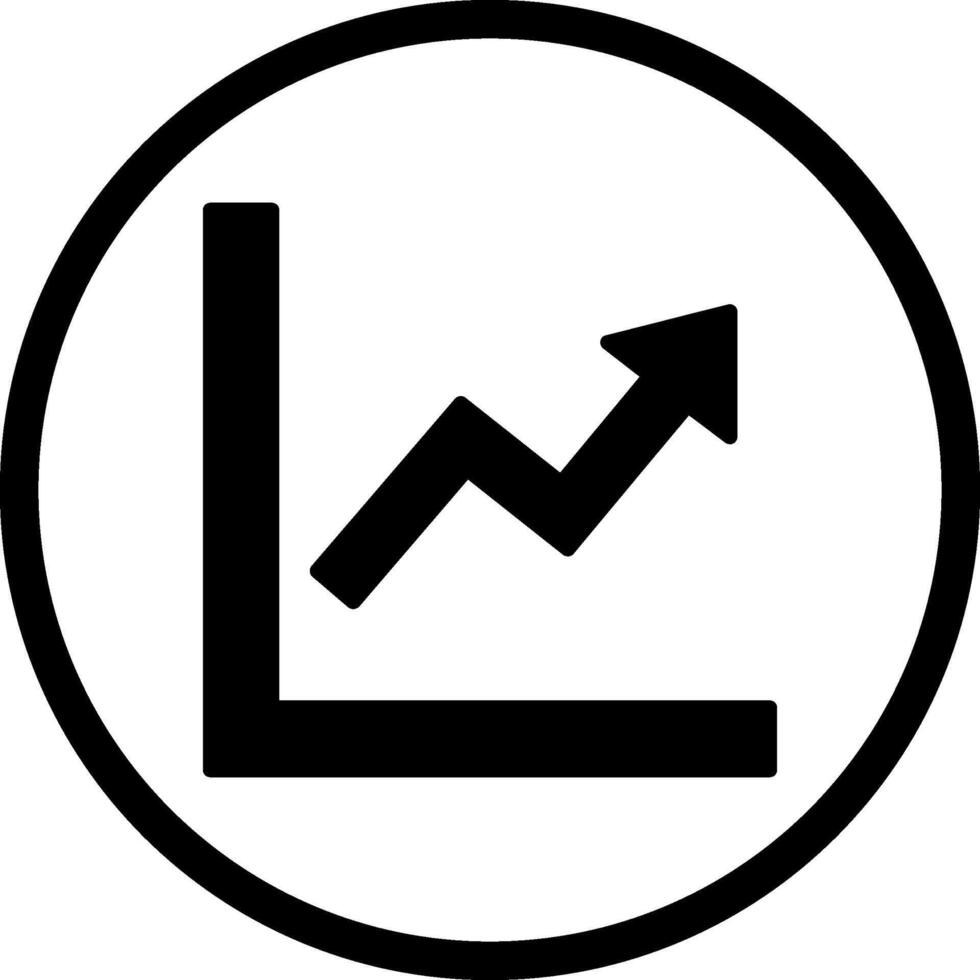 Graph Up Vector Icon