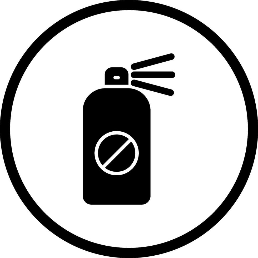 Pesticide Bottle Vector Icon