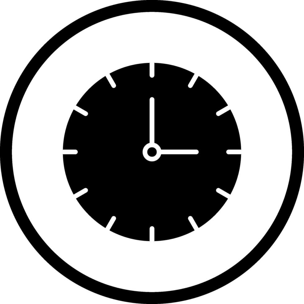 icono de vector de tiempo