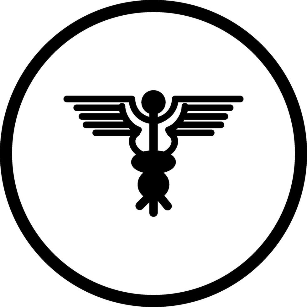 Caduceus Vector Icon