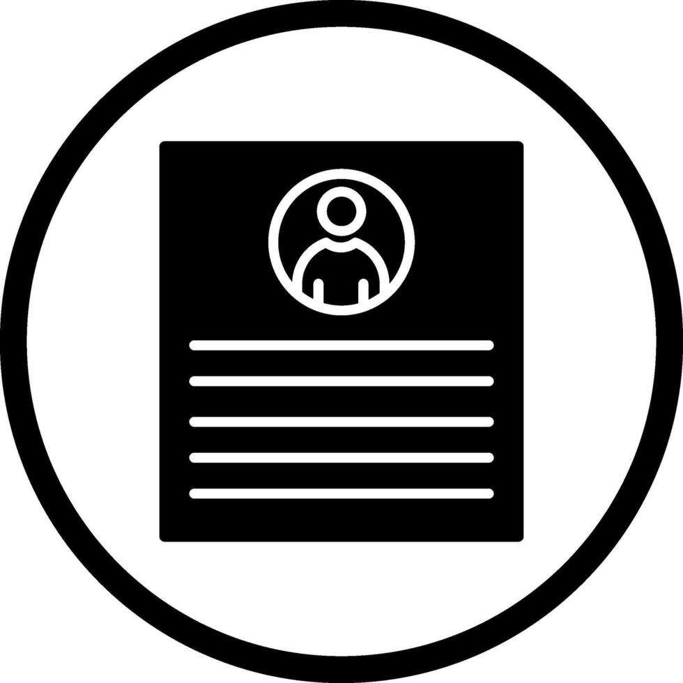 Client Profile Vector Icon