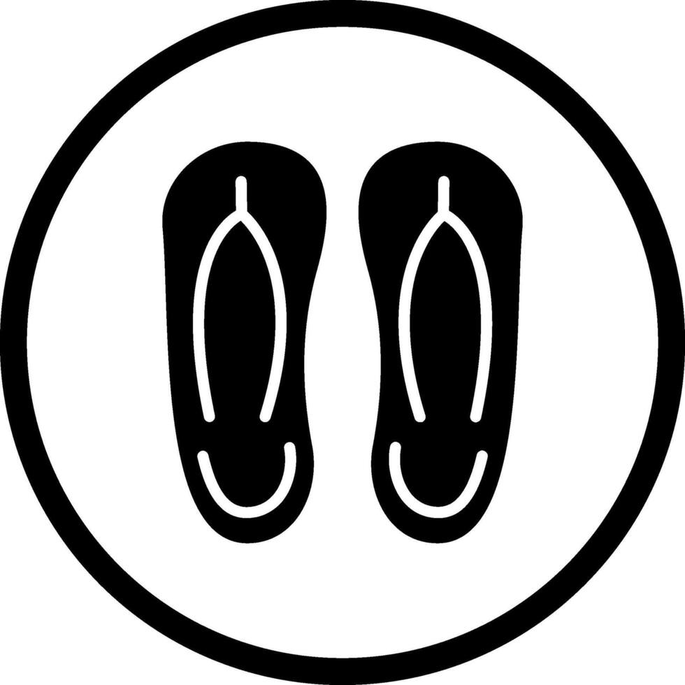 icono de vector de zapatillas