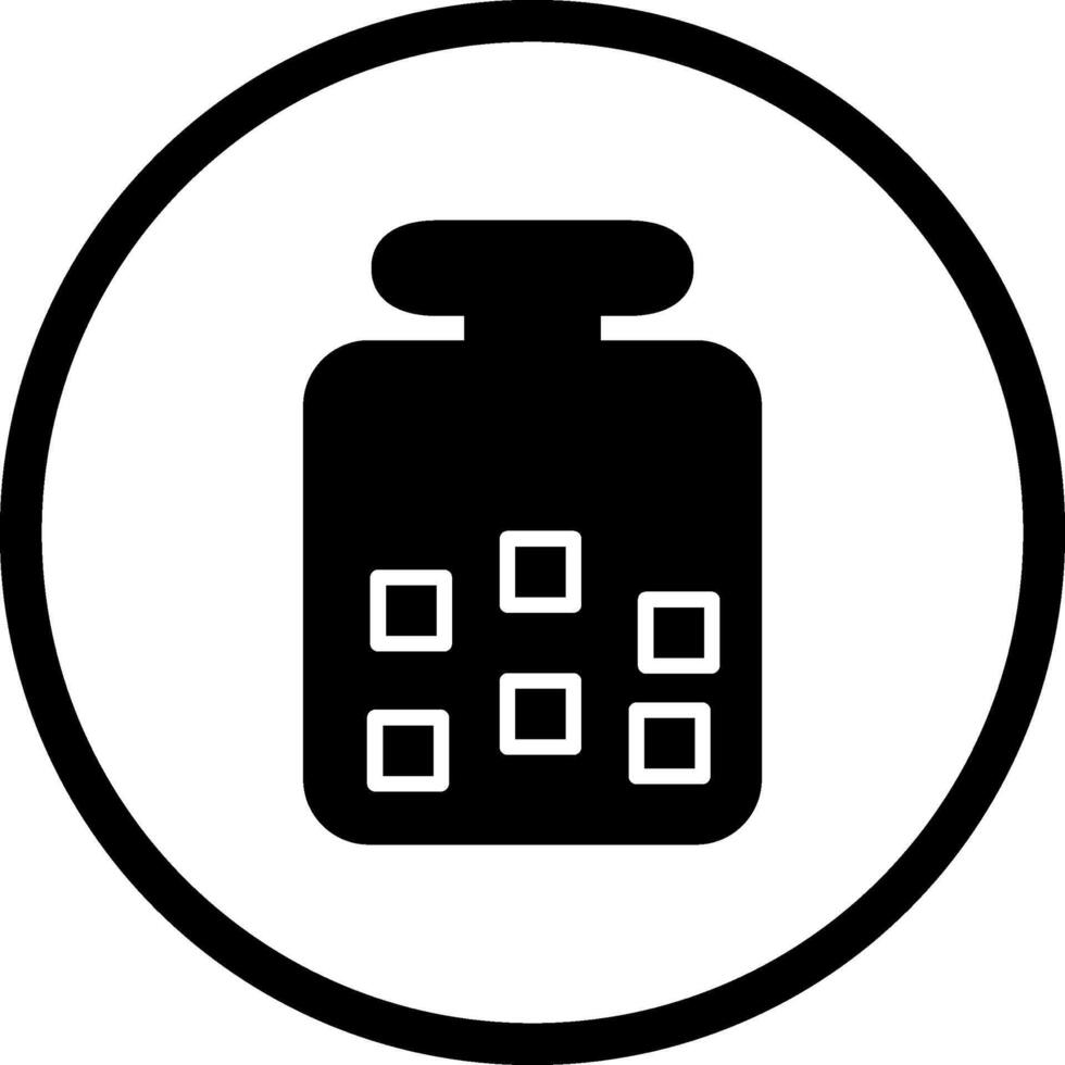 Sugar Bottle Vector Icon