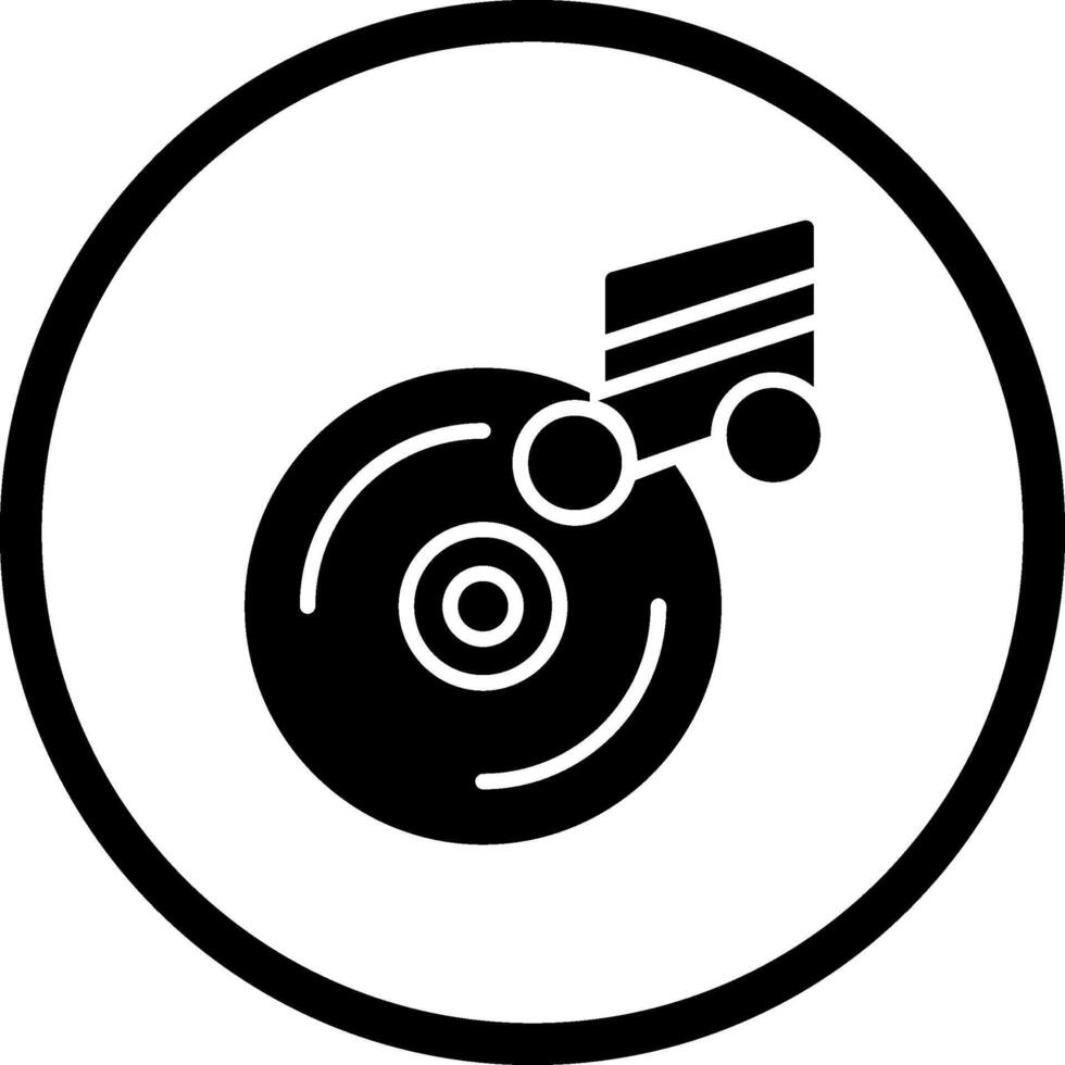 Music CD Vector Icon