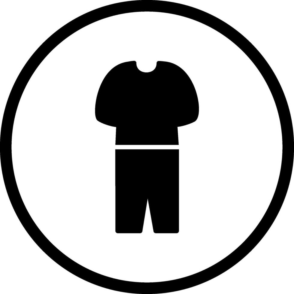 Pyjamas Suit Vector Icon