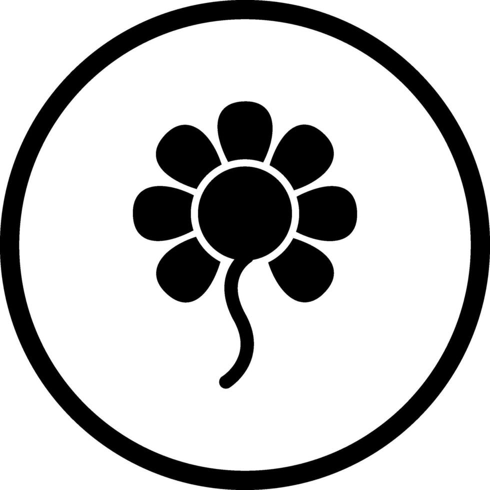 icono de vector de flores pequeñas