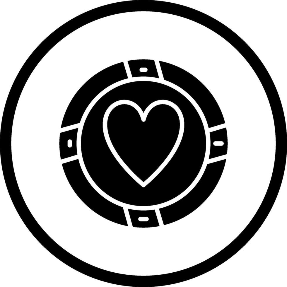 icono de vector de fichas de casino