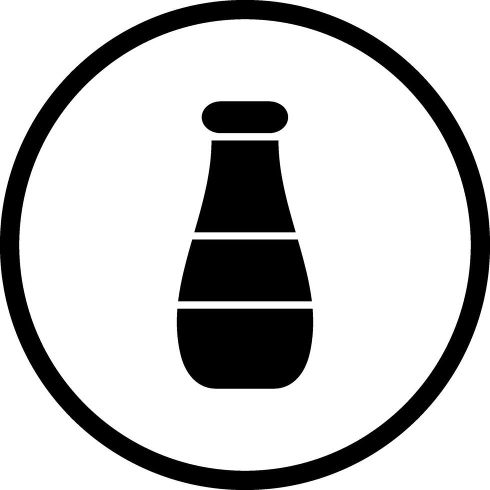 icono de vector de botella de leche