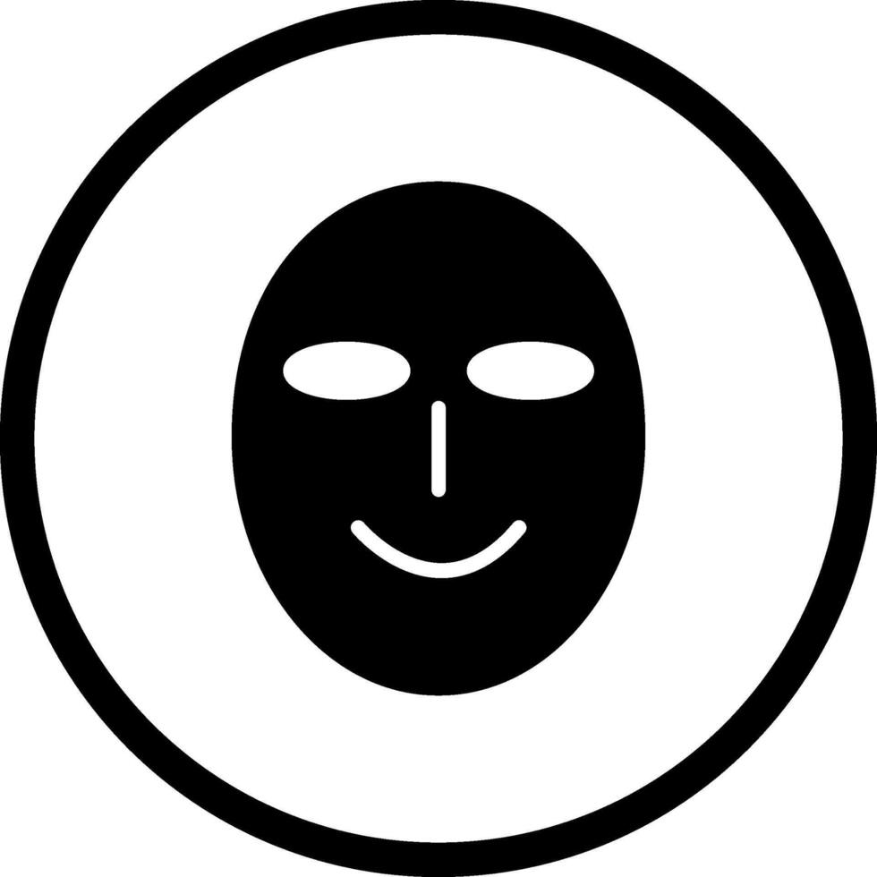 Ancient Face Mask Vector Icon