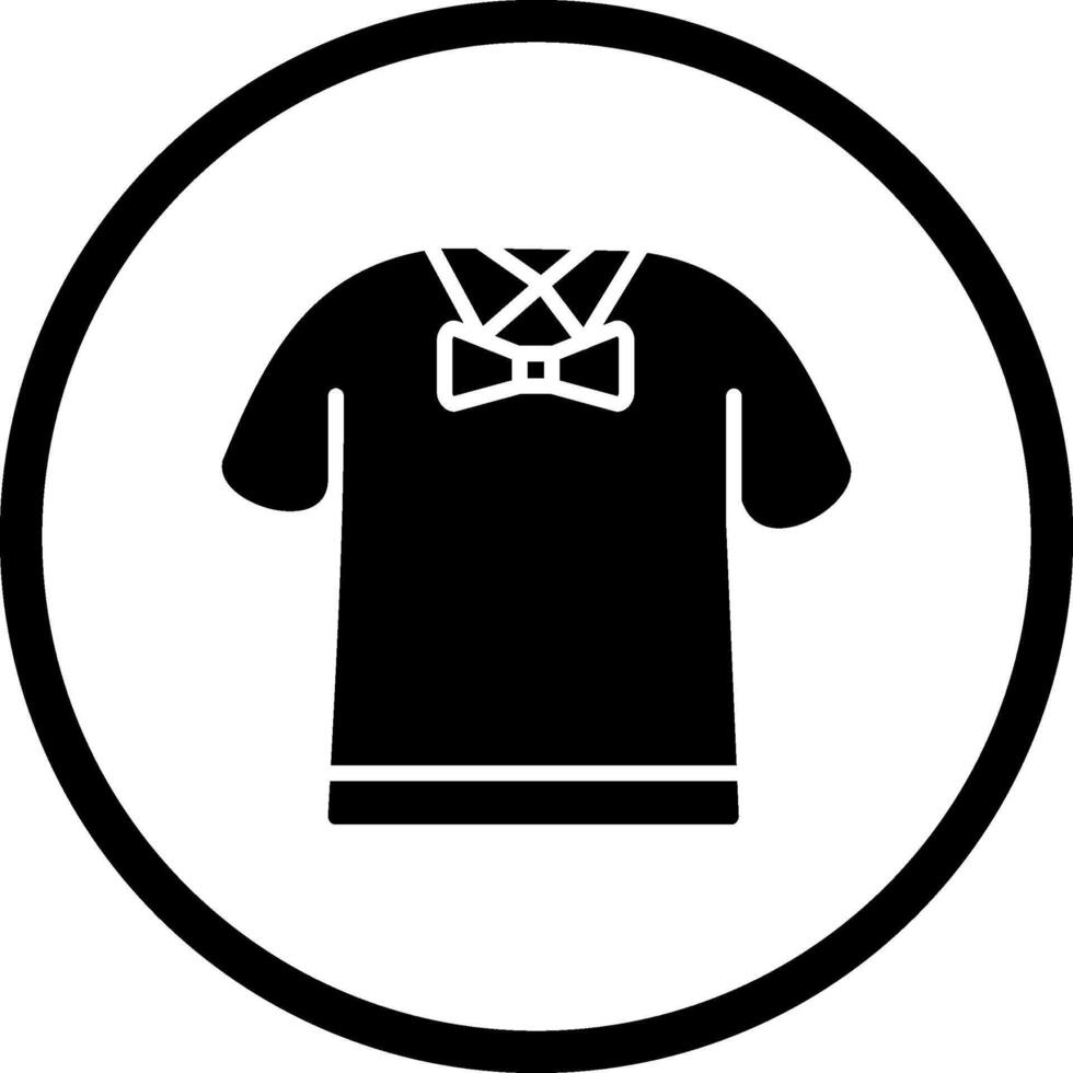 Shirt with Bow Vector Icon