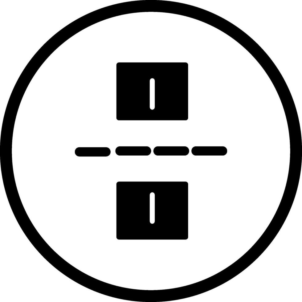 Linked Road Vector Icon