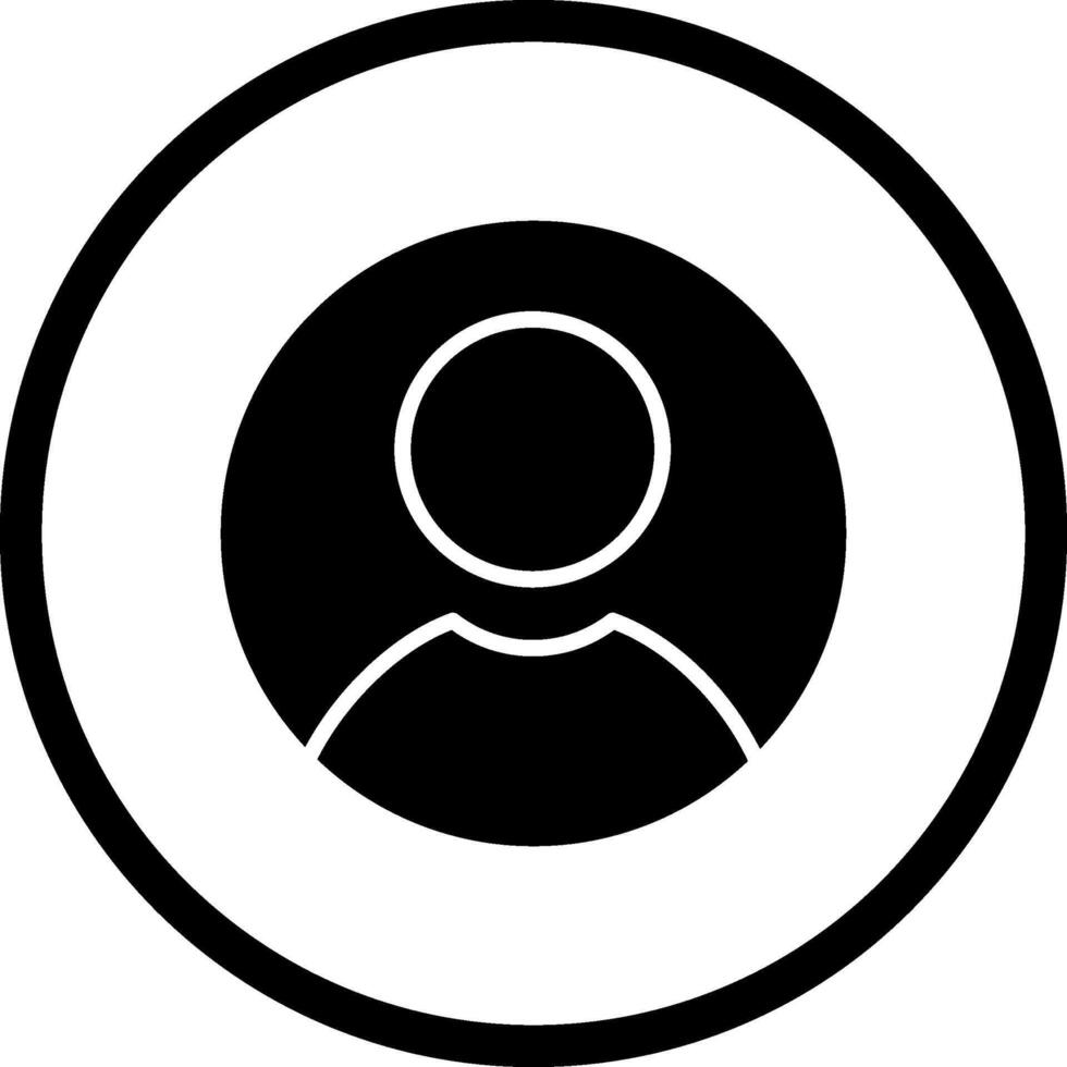 Male Profile Vector Icon