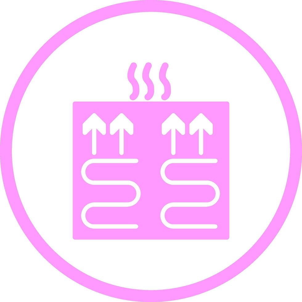 Underfloor Heating Vector Icon