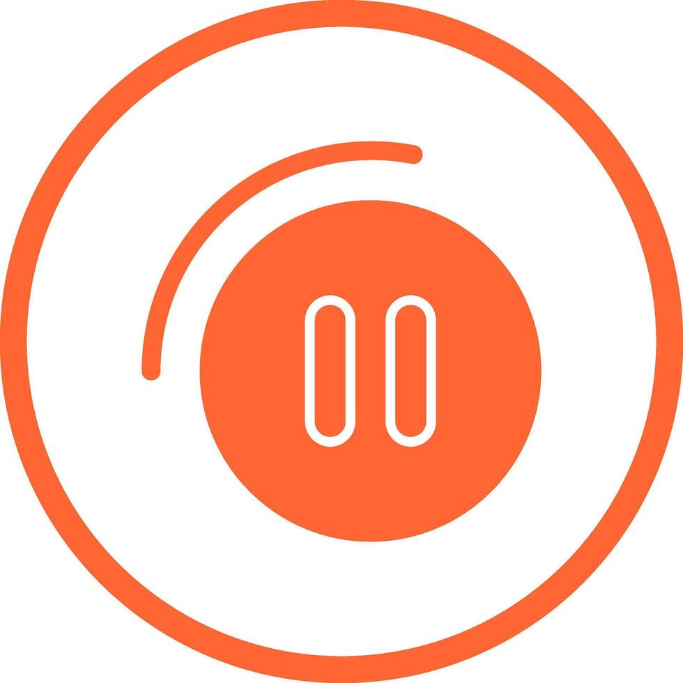 Pause Button Vector Icon