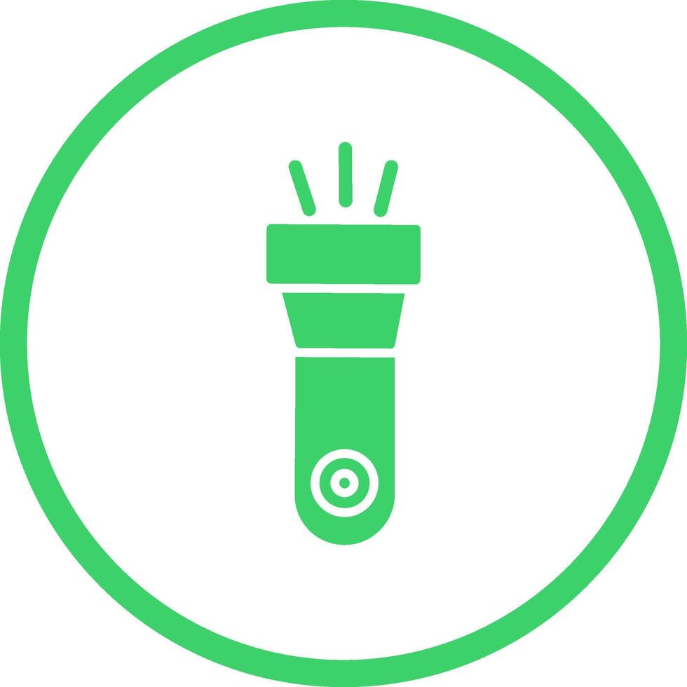 Flashlight Vector Icon