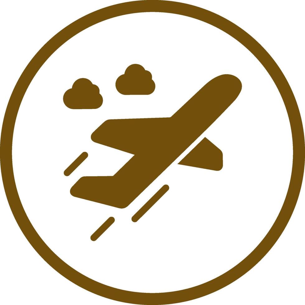 Flight Takeoff Vector Icon