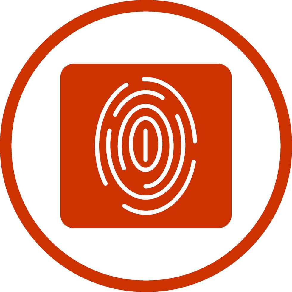 Fingerprint Vector Icon