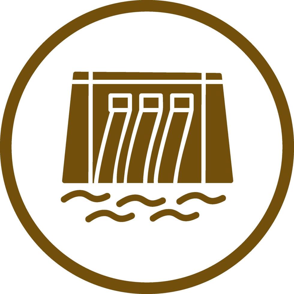 Water Dam Vector Icon